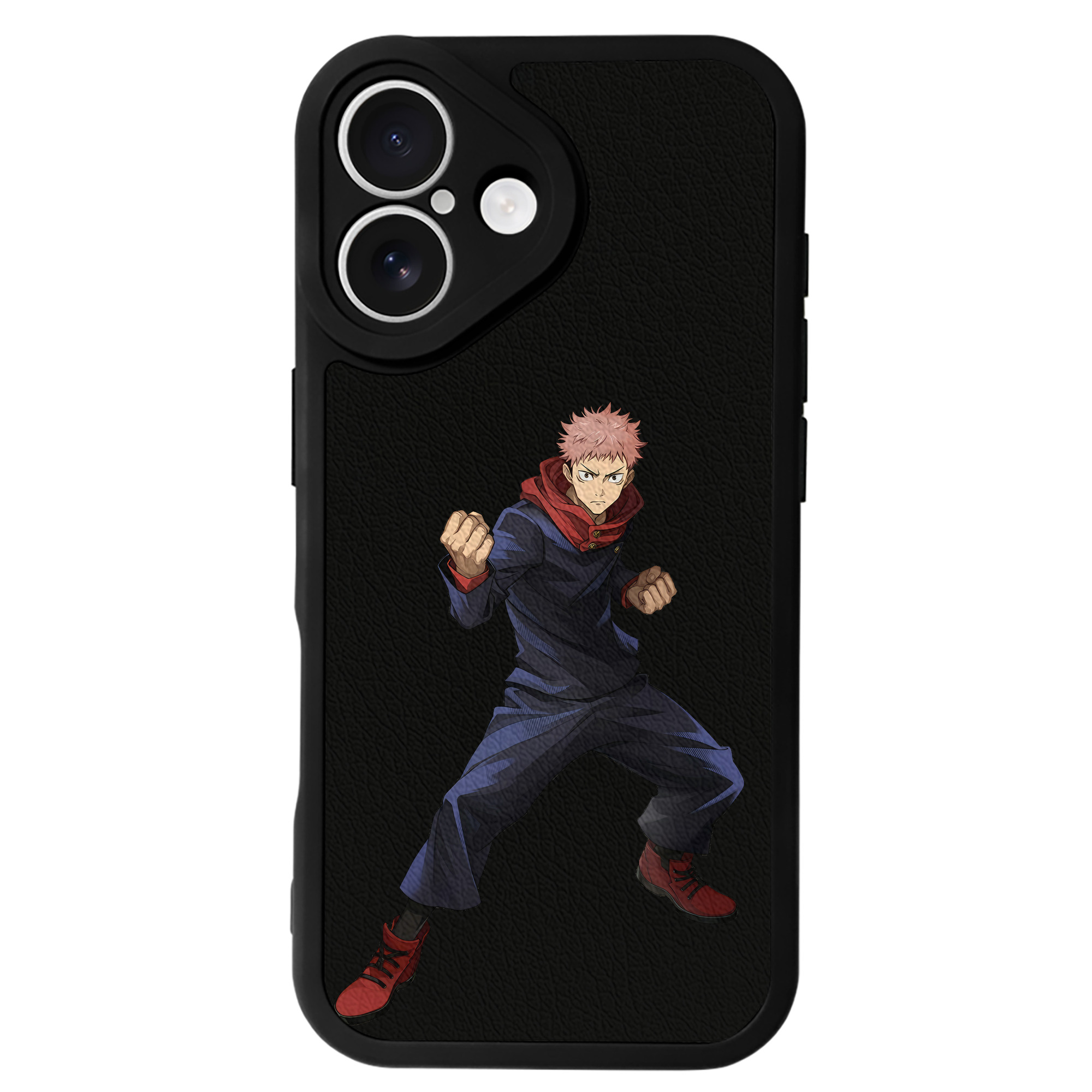 （画像用） 呪術廻戦 Jujutsu Kaisen 【iPhone 16シリーズ対応】シリコンスマホケース（レザー調） 材質：シリコン